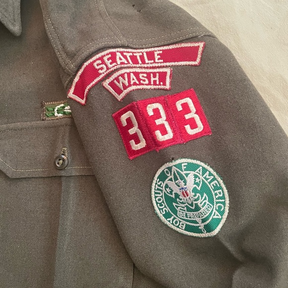 Men’s Vintage Eagle Scout Wool Shirt - Picture 9 of 12